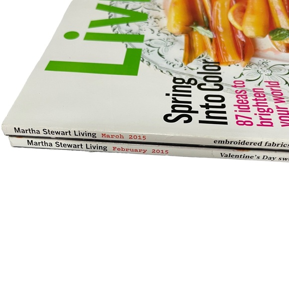 Martha Stewart Living February March 2015 Includes Recipe Cards - Picture 7 of 7